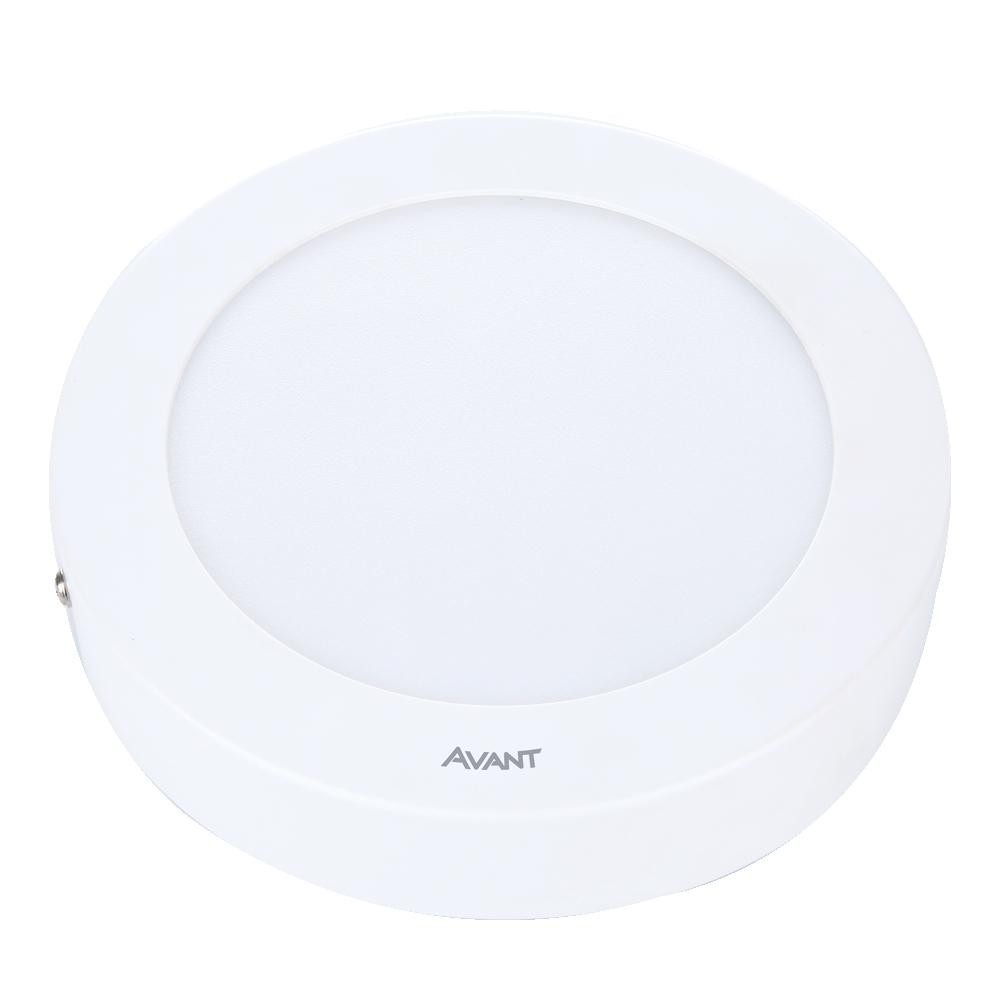 Painel Pop LED Plafon De Sobrepor 12W Redondo 17cm Luz Branca 6500K Bivolt Avant em Oferta na Shopee