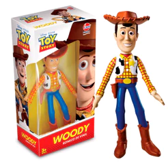 Boneco Woody Toy Story em Vinil sem Som Infantil Colecionável