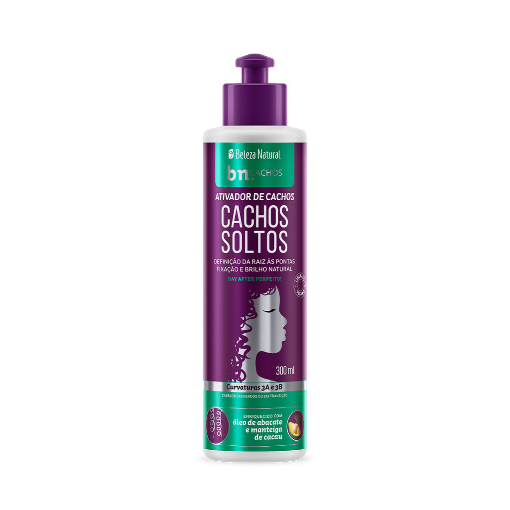 Ativador de Cachos Soltos 300ml – Beleza Natural em Oferta na Shopee