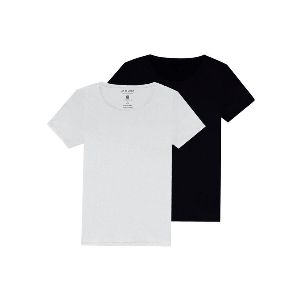 Kit com 2 Camisetas Feminina Malwee 1000004500 Colorido