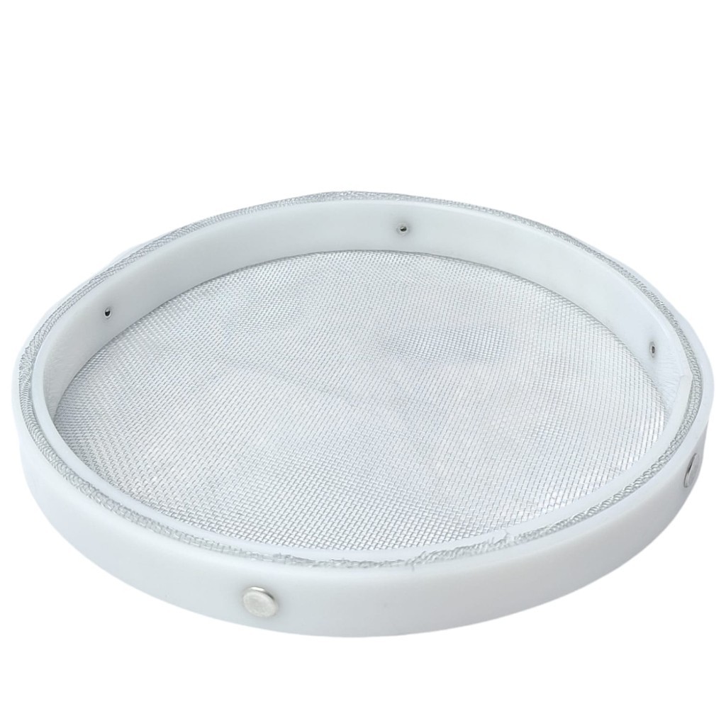 PENEIRA DE FARINHA COM ARO POLIETILENO 20CM MALHA GALVANIZADA PE-21