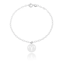 Pulseira signo em prata 925 todos signos