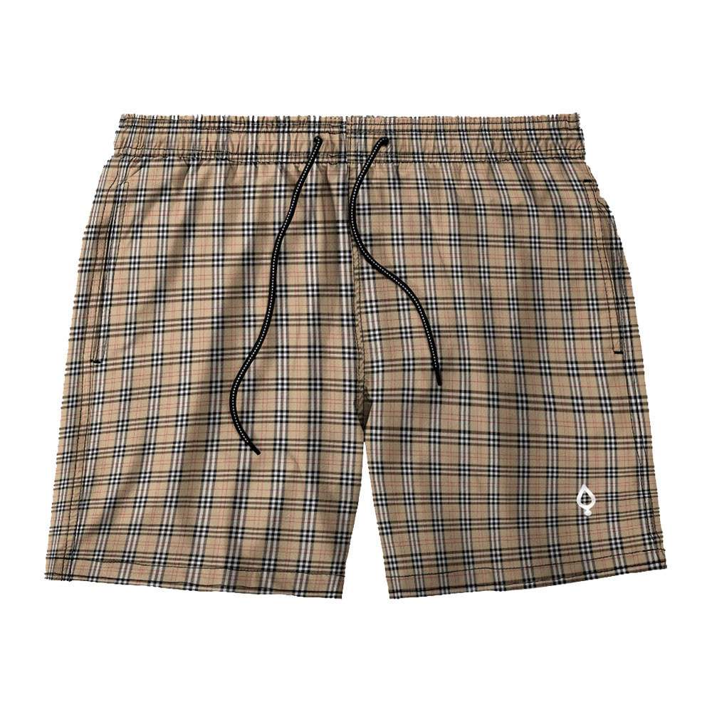 Short Bermuda Resina Estampado Xadrez Masculino Tactel Básico em Oferta na Shopee