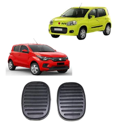 PAR BORRACHA CAPA PEDAL FREIO EMBREAGEM FIAT BRAVO STILO MOBI UNO E PALIO G2 GRAND SIENA STRADA WORKING