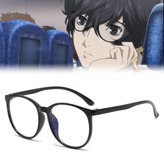 Anime Persona 5 Óculos Amamiya Ren JOKER Moldura Redonda Preta Eyewear Homem Mulher Moda Halloween Cosplay Acessório De em Oferta na Shopee