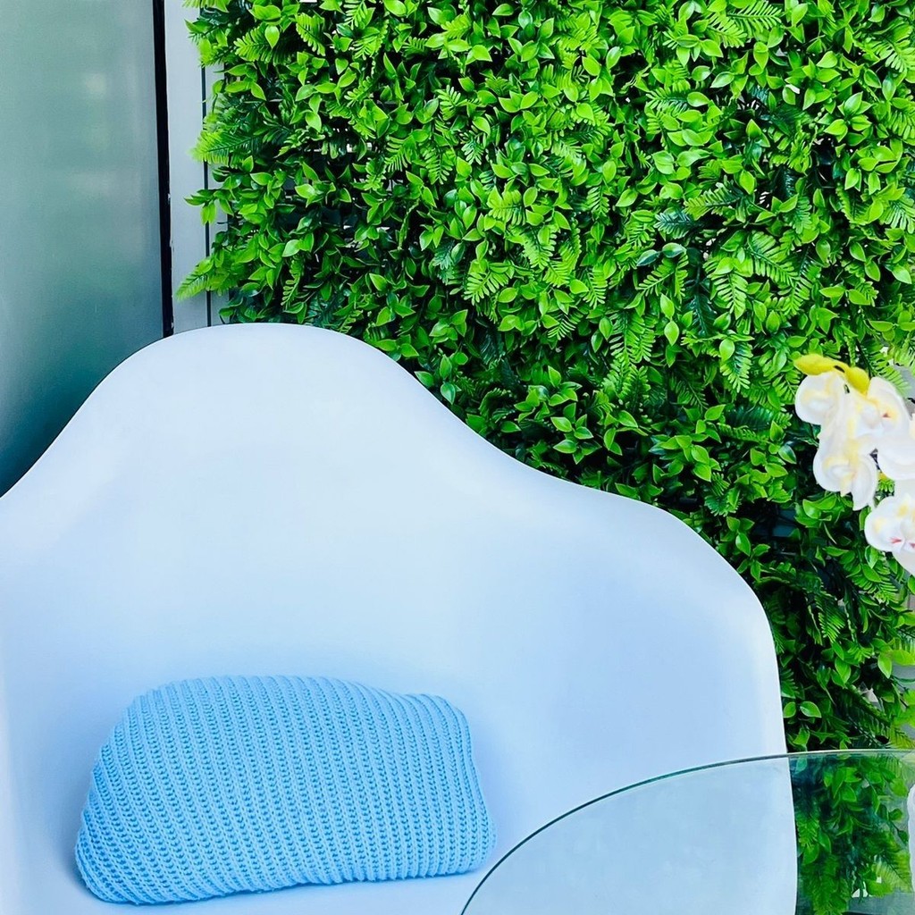 Placas de Jardim Vertical Samambaia Eucalipto Parede Sala Escritório Artificial em Oferta na Shopee