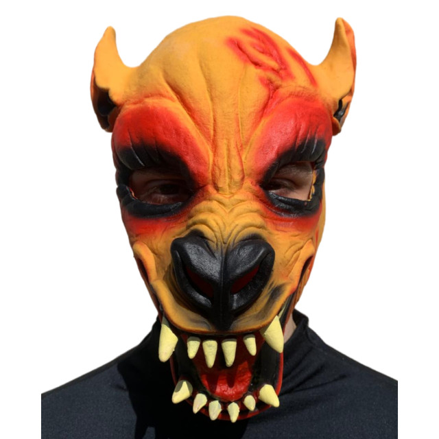 Máscara Cachorro Lobisomem Halloween Carnaval Fantasia Teatro Terror Assustador Dia das Bruxas Zumbi Cosplay Horror Mons