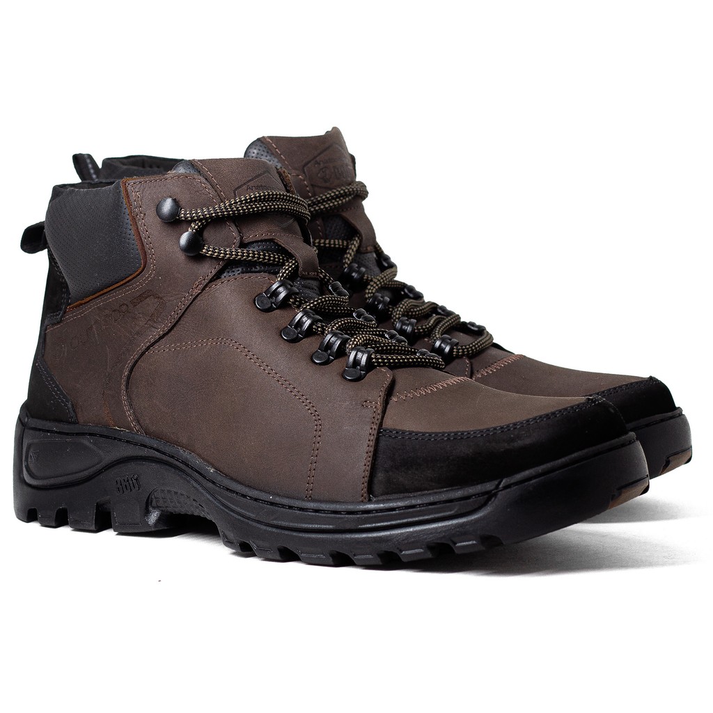 Bota Masculina Anatomic Gel Outdoor Couro Confortável