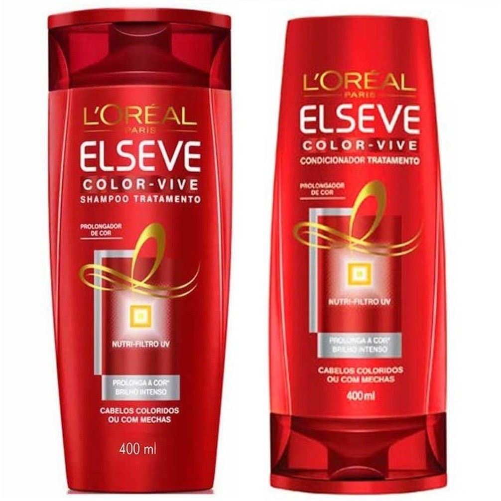 Shampoo e Condicionador Loréal Elseve Color Vive 400ml (KIT)