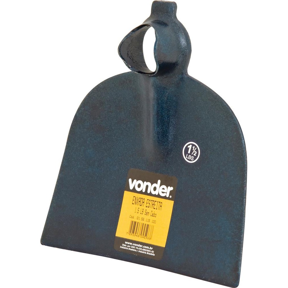 Enxada Estreita 225X210mm sem Cabo Olhal 38mm Redondo Vonder em Oferta na Shopee