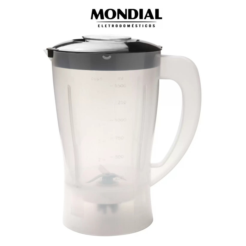 COPO do Liquidificador MONDIAL EASY POWER L550W PRETO MONDIAL LINE TRANSL