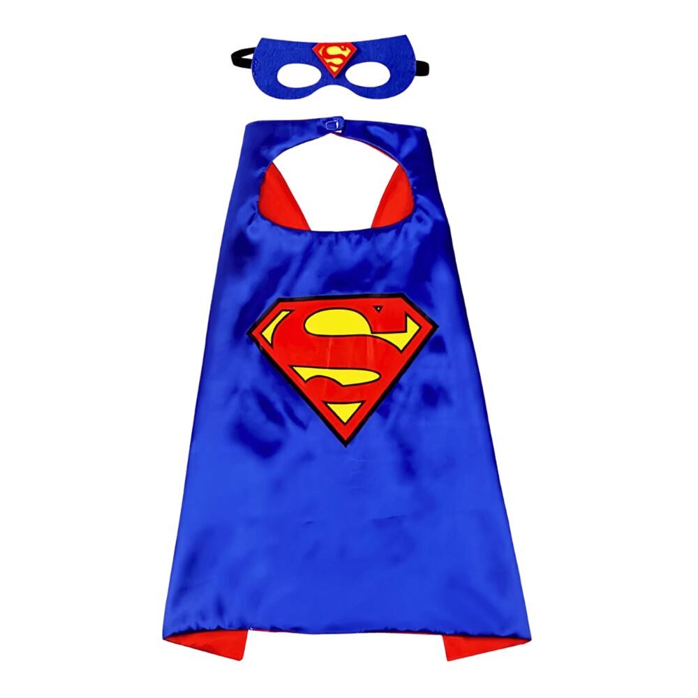 Capas Infantis De Cetim Super Heróis Com Máscara Homem Aranha, Batman E Outros - Fashion Accessories