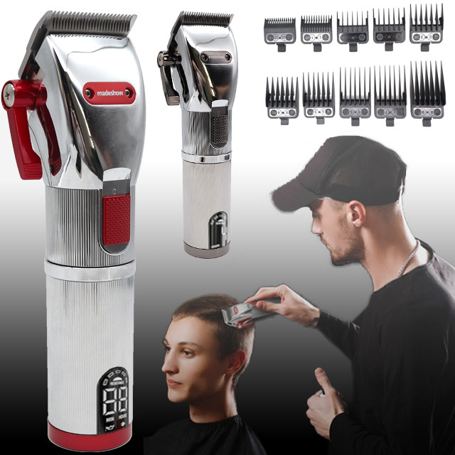 Madeshow M5/M6 Máquinas para Cortar Cabelo Profissional Para Homens Todos Os Máquina De Corte De Metal 7200rpm