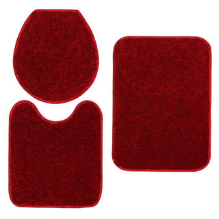 Kit Tapetes para Banheiro Oasis Classic Rubi 3 Peças em Oferta na Shopee