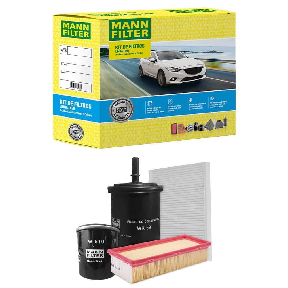 Kit Filtro Uno 1.0 1.4 Flex 2011 A 2016 Original Mann-filter - Spare Parts and Accessories for Vehicles