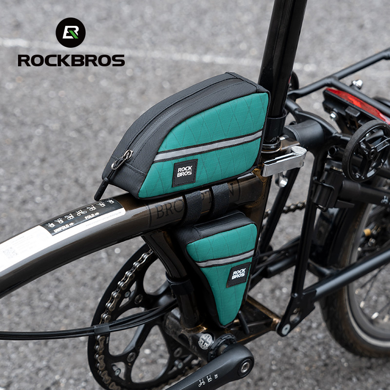 ROCKBROS Saco Triangular Dobrável De Bicicleta Portátil Conveniente De Armazenamento De Ferramentas Para Bicicletas Acessórios Dobráveis em Oferta na Shopee
