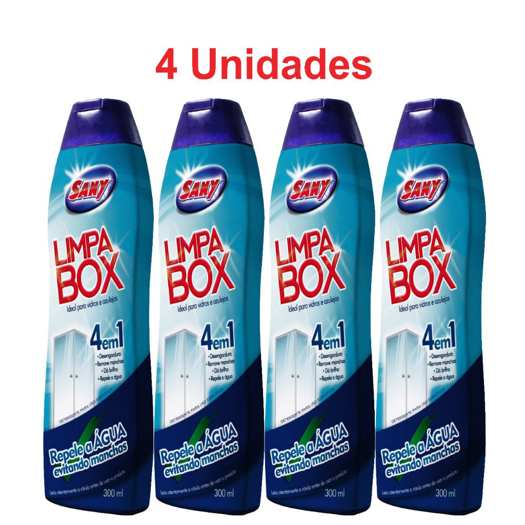 ** 4 Unidades ** Limpa Box SanyMix em Oferta na Shopee