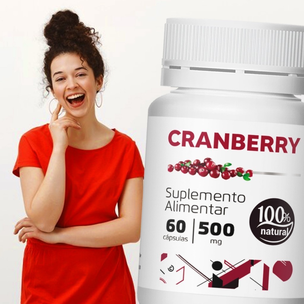 Cranberry 60 Cápsulas 500mg Envio Imediato