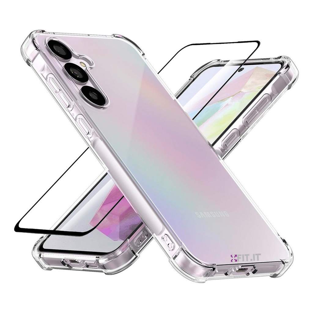 Case Capa Anti Impacto P/ Galaxy M35 + 3x Películas Vidro 3d
