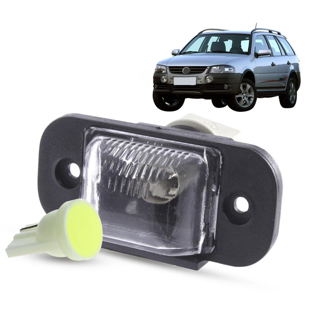 Lanterna Luz De Placa + Soquete e LED Volkswagen Parati G2 G3 G4 1996 a 2012