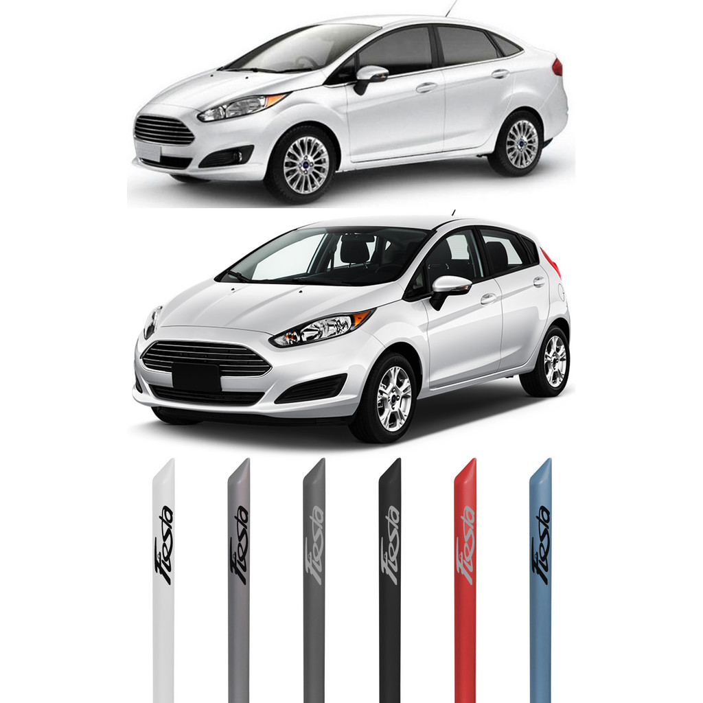 Jogo Friso Lateral Pintado Ford New Fiesta 2011 à 2019