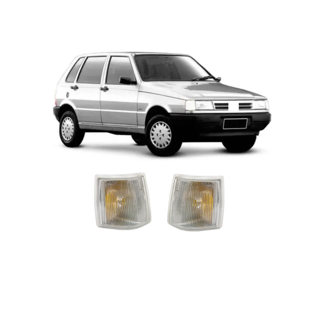 Par Lanternas Pisca Seta Elba Premio Fiorino Uno 91 92 93 94 95 96 97 98 99 00 01 02 03 2004 Cibie Cristal