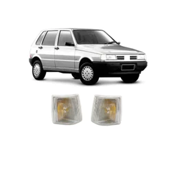 Par Lanternas Pisca Seta Elba Premio Fiorino Uno 91 92 93 94 95 96 97 98 99 00 01 02 03 2004 Cibie Cristal