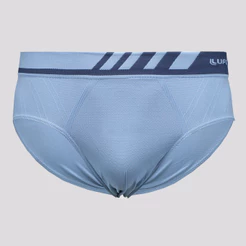 Cueca Slip Lupo Microfibra Azul