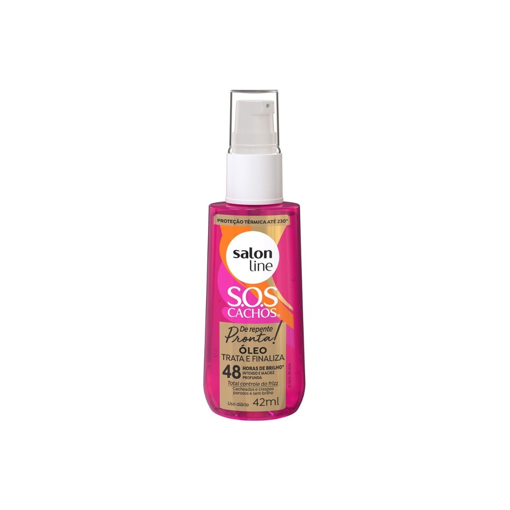Óleo Tratamento De Repente Pronta SOS Cachos Salon Line 42ml em Oferta na Shopee