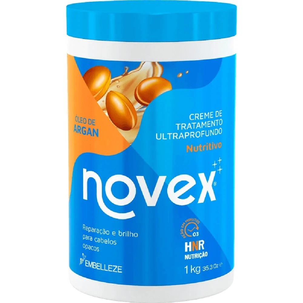Creme Tratamento Novex 1kg Óleo De Argan em Oferta na Shopee