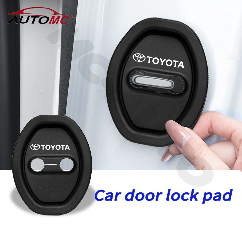 Toyota Silicone Proteção Da Fechadura Porta Do Carro De Proteção Anti-Choque Toyota Hilux Corolla Cross Etios HB RAV4 em Oferta na Shopee