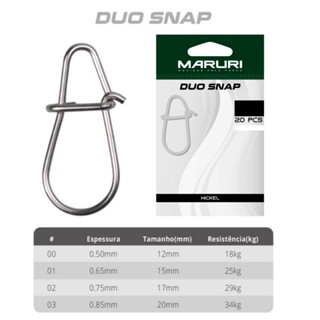 Duo Snap Maruri c/ 20 Unidades em Oferta na Shopee