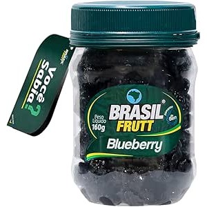 Blueberry Desidratado Natural Brasil Frutt 160g em Oferta na Shopee