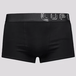Cueca Sunga Lupo Big Logo Preta