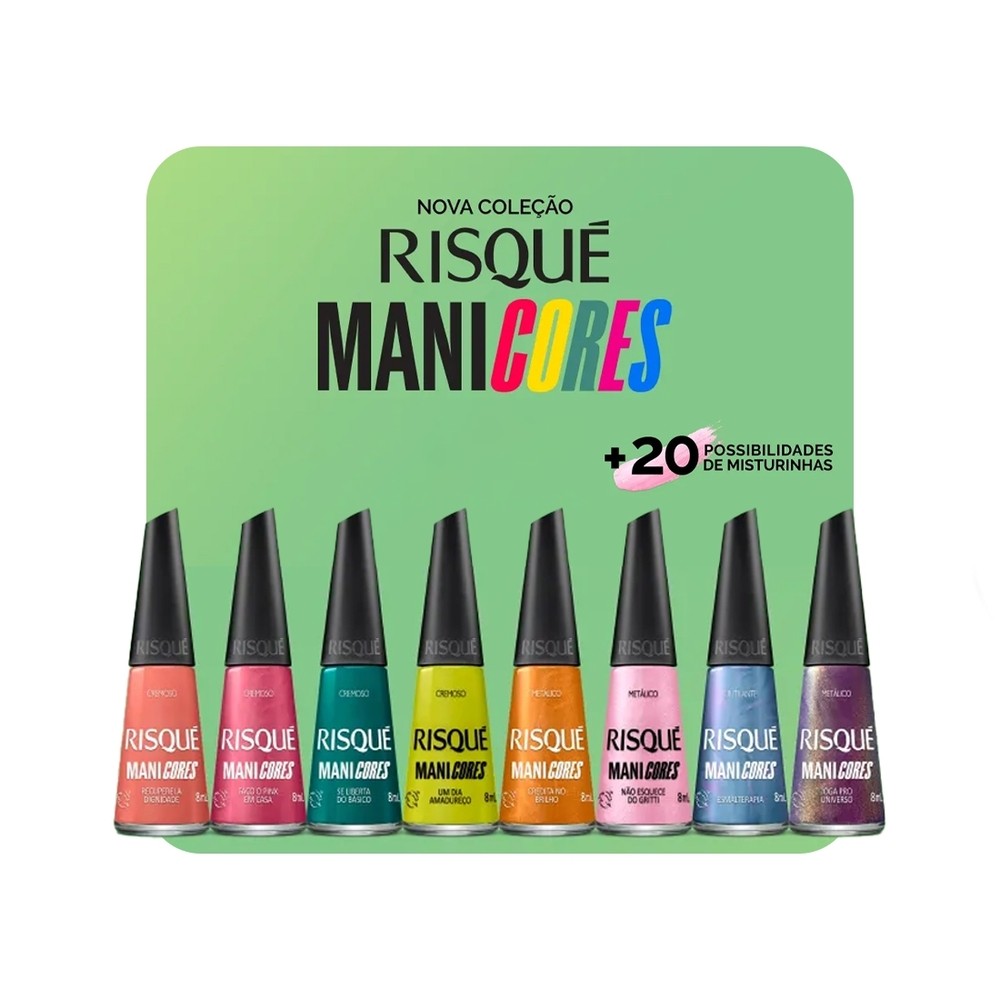 Esmalte Risqué ManiCores em Oferta na Shopee