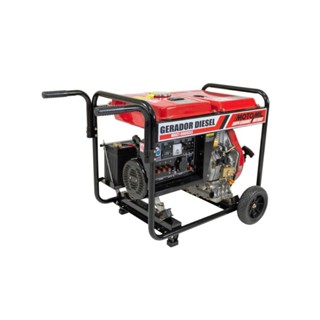 Gerador Diesel 7,5 KVA Trifásico 220V MDGT-8000CLE Motomil em Oferta na Shopee