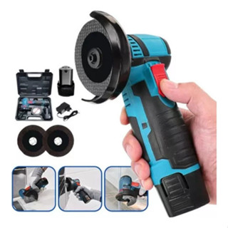 Esmerilhadeira Lixadeira Angular 12V Serra Portátil 2 Baterias em Oferta na Shopee