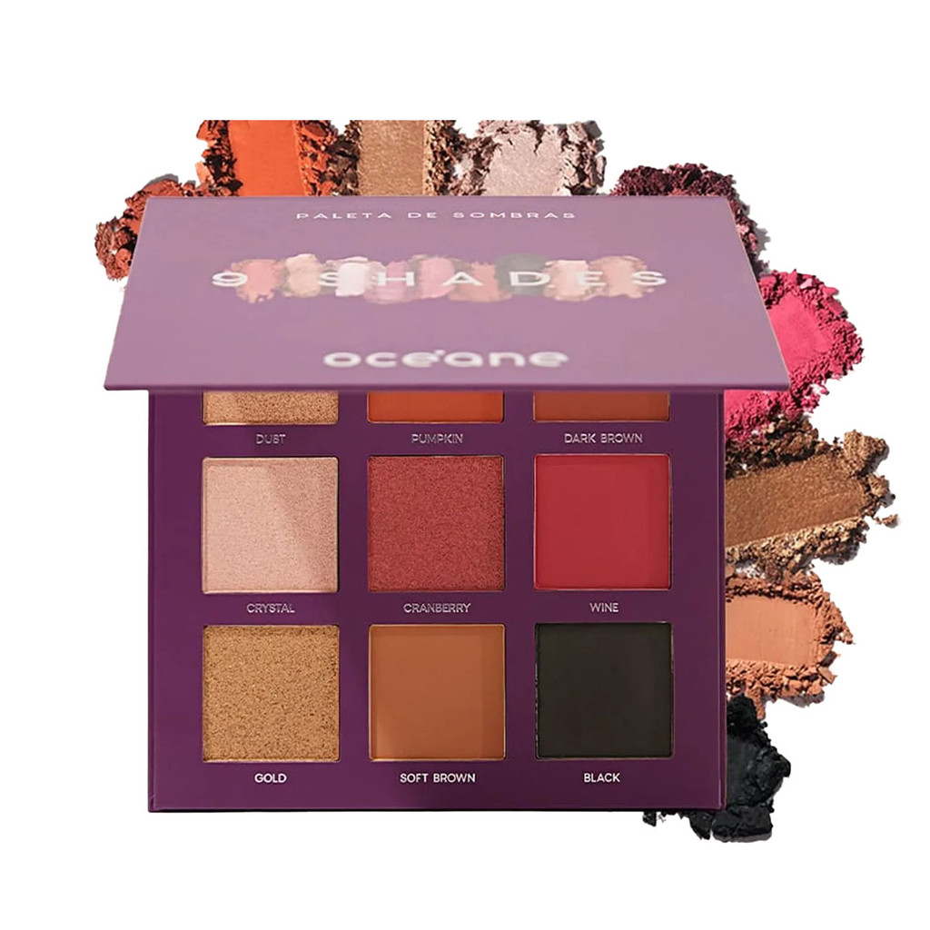 Paleta de Sombras Oceane 9 Shades em Oferta na Shopee