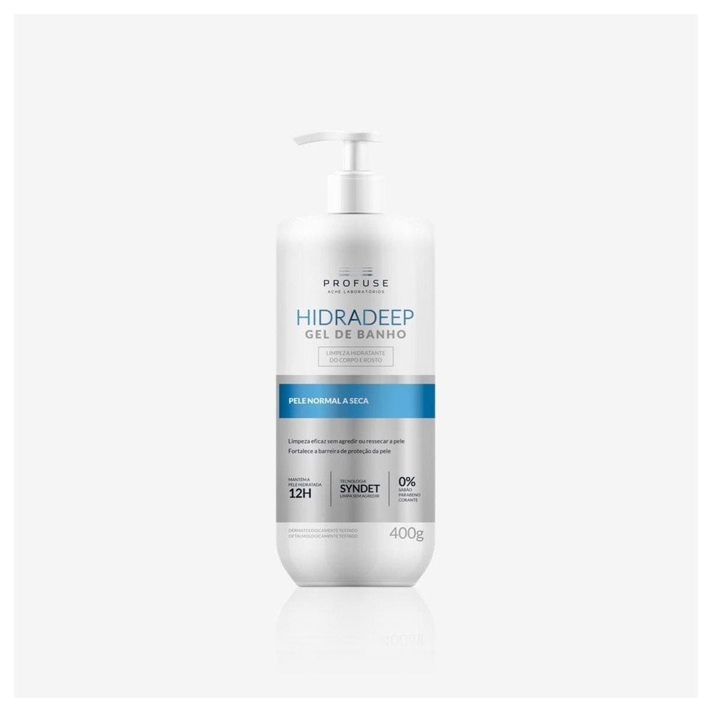 Gel de Banho Profuse Hidradeep Pele Normal a Seca 400g em Oferta na Shopee