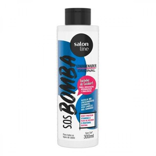 CONDICIONADOR SALON LINE SOS BOMBA ORIGINAL 300ML em Oferta na Shopee