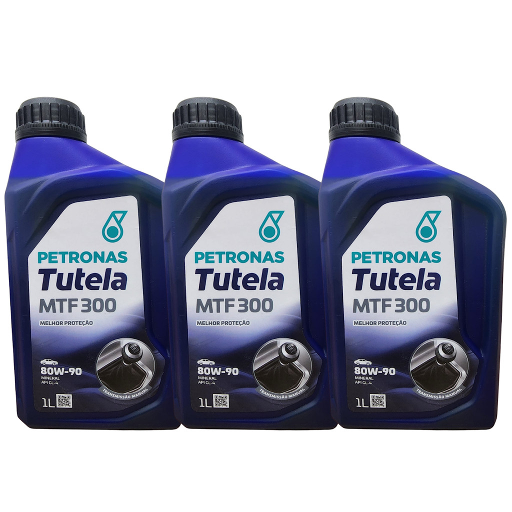 Kit 03 Oleo Transmissão Manual tutela MTF 300 80W90 Mineral  API GL-4  Ref: 76636E19BR