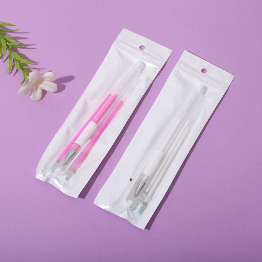 Kit 3 Pcs Caneta Em Gel Branco Para Marcação De Designer De Sobrancelhas (S17)