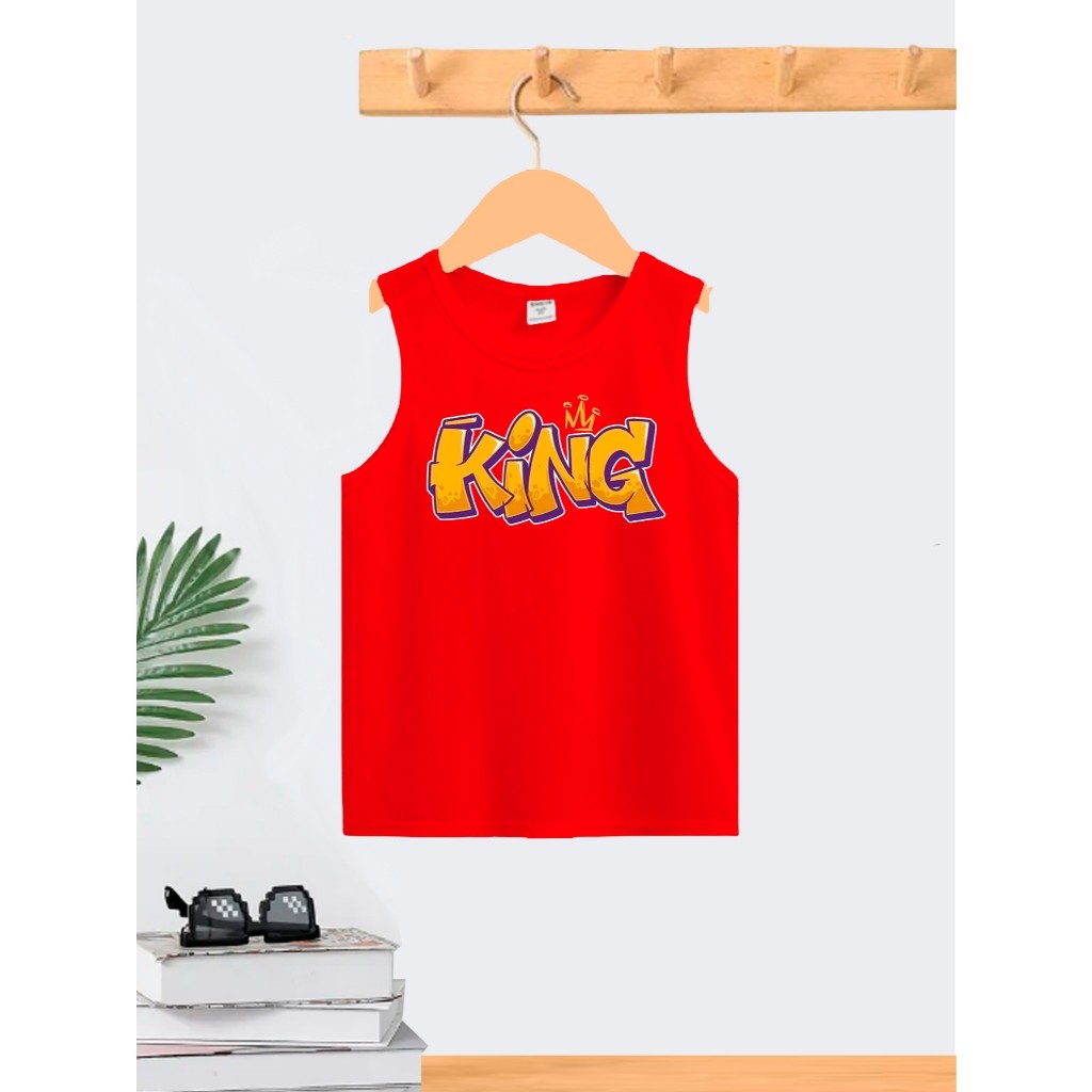 Camiseta Infantil Cavada Regata Menino Roupa Criança Masculino Verão