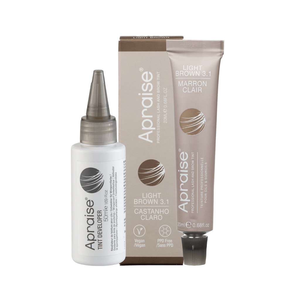 Kit Apraise - Tintura Castanho Claro 20ml + Oxidante Líquido Apraise 50ml