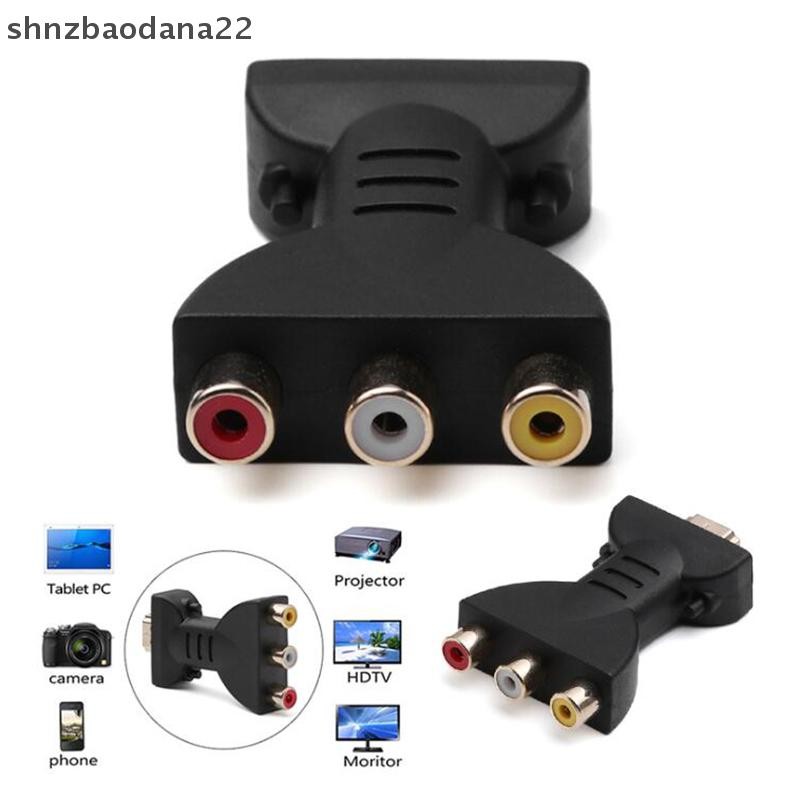 [Shnzd] Sinal Digital AV 1080p Para Adaptador VGA Cabo De Áudio E Vídeo EMKK
