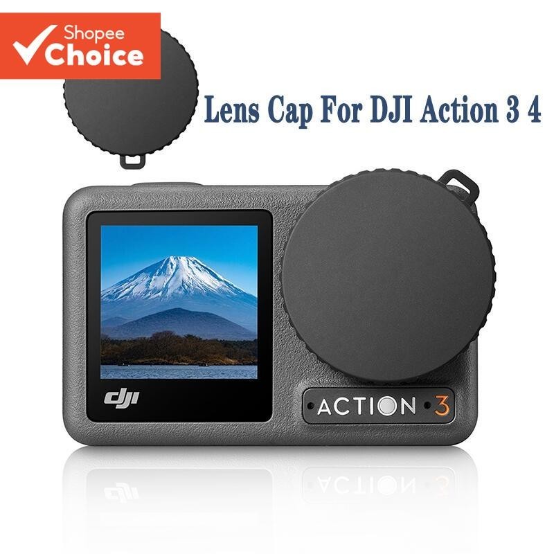 Capa De Lente Para DJI Osmo Action 5/4/3 , Protetora De Câmera Esportiva , Resistente A Poeira E Quedas , Acessórios 4