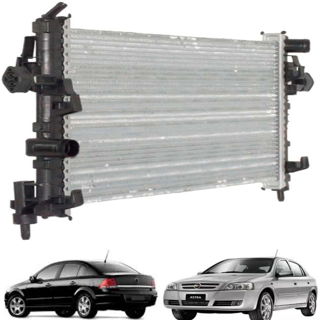 Radiador de Água Chevrolet Astra 2009 A 2011 2.0 FLEX /  VECTRA / ZAFIRA -  Barra Parts - 94717416