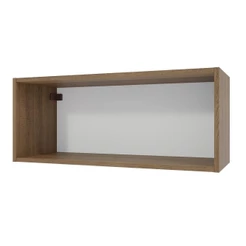 Armário Aéreo 80 Cm Nicho Aberto Para Cozinhas Lux, Glamy