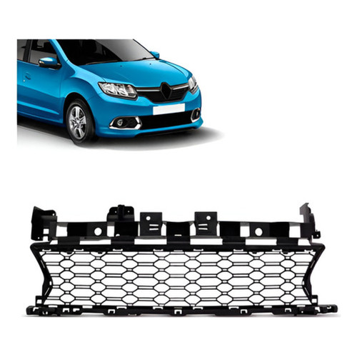 Grade Central Sandero 2015  2016 2017 Preto