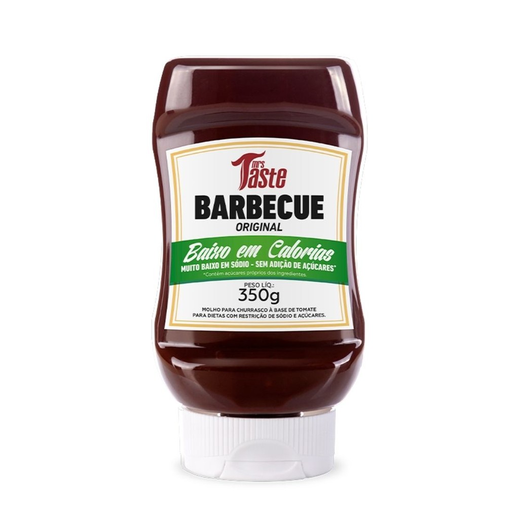 Molho Barbecue Baixo em Sódio e Calorias 350g - Mrs Taste
